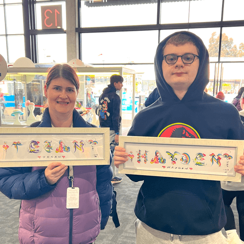 NDIS Client Hayden at the Melbourne Show